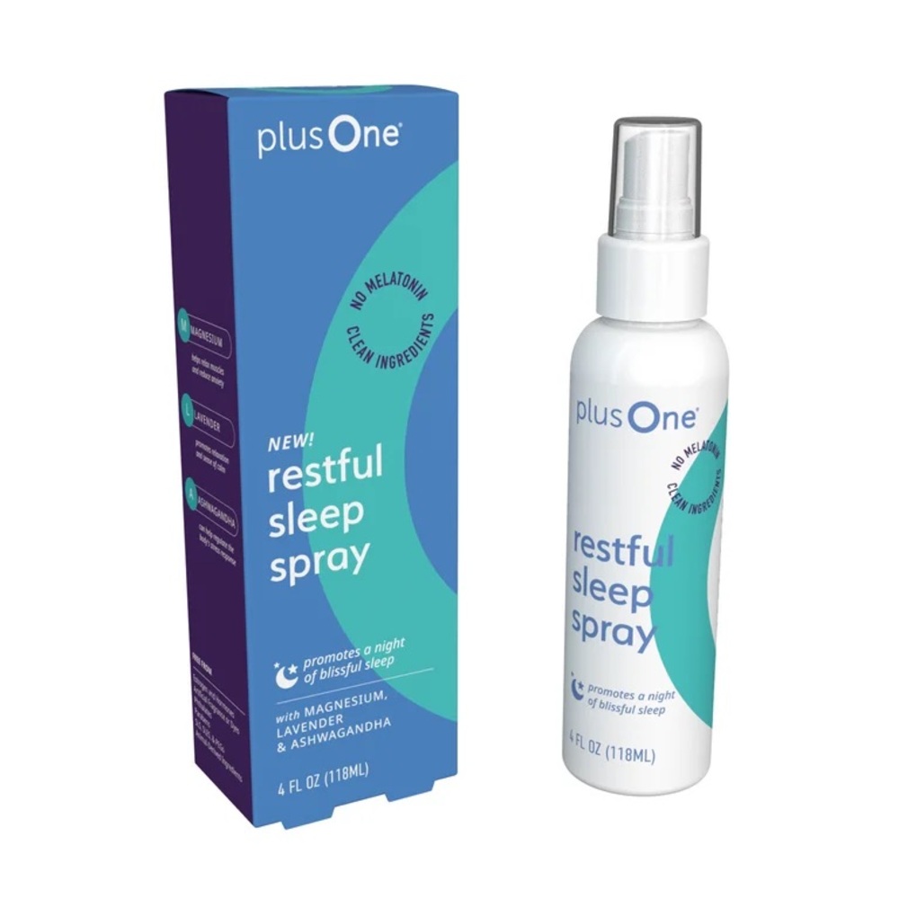 plusOne Restful Sleep Spray with Magnesium, Ashwagandha & Lavender NWT